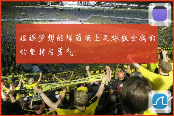追逐梦想的绿茵场上足球教会我们的坚持与勇气